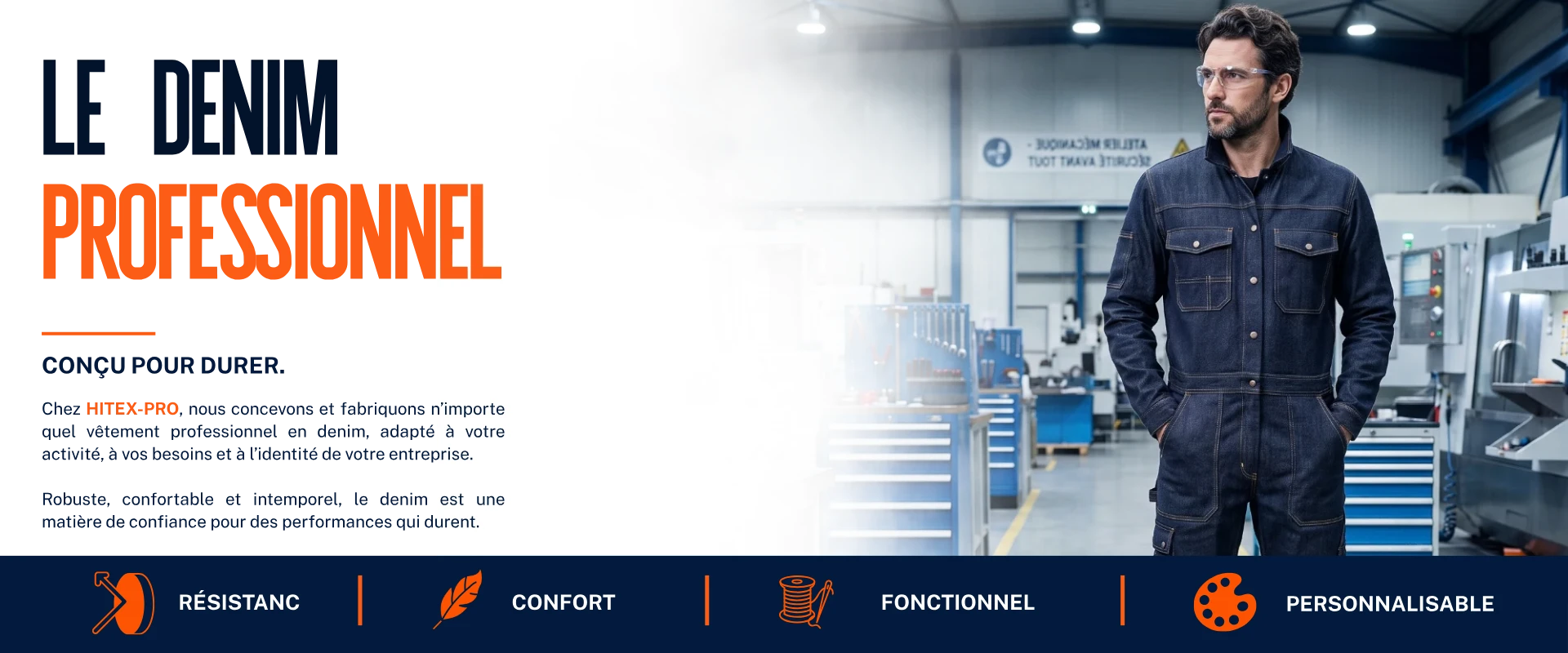 Denim & Jeans de Travail Stretch